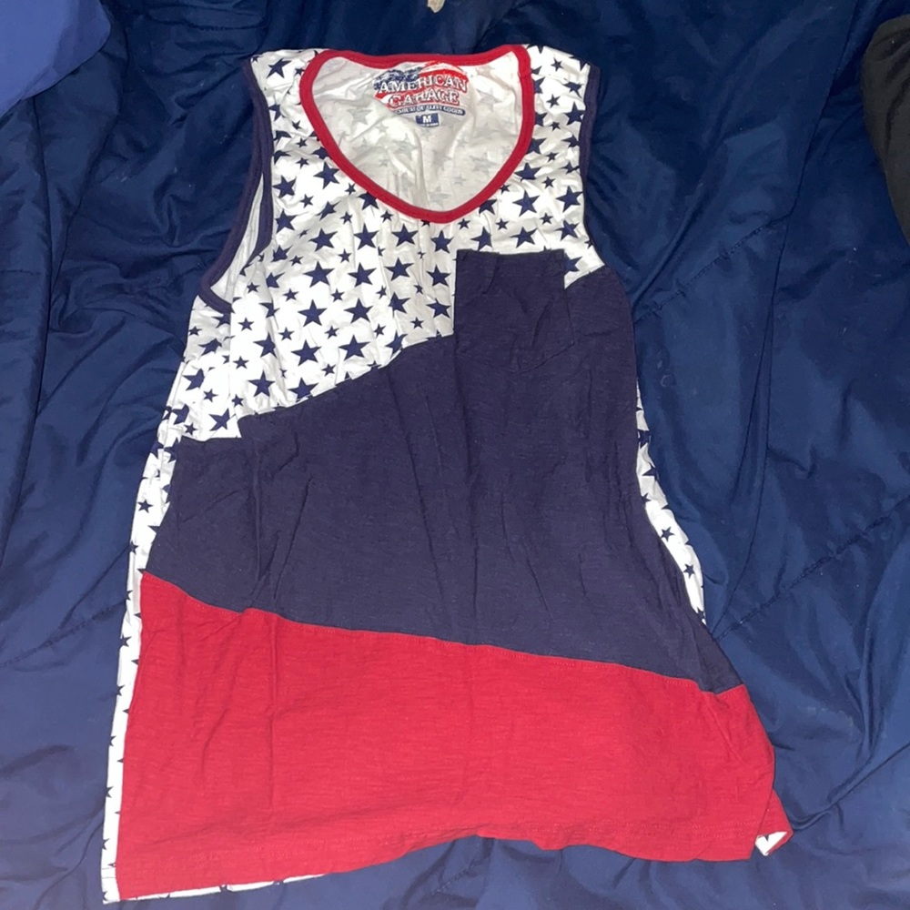 American Flag pocket tank